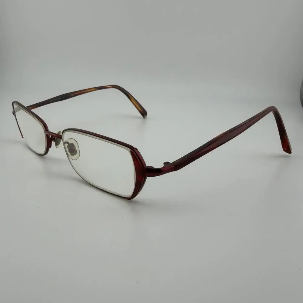 Jones New York J425 Eyeglasses Frames Only Red Burgundy 55-17-135 Full Rim